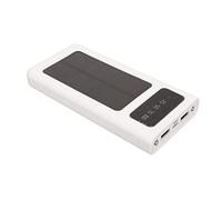 Cuifati Cargador Solar de 20000 MAh, Cargador de Teléfono Solar Portátil con Puertos USB de Salida Dual y Linterna, Banco de Energía Impermeable para Senderismo Al Aire Libre, Camping, Pesca, Viajes