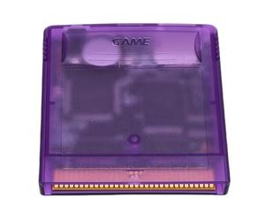 Cuifati Cartucho de Juego, Tarjeta de Memoria de 8GB para Gameboy Color Gameboy Advance SP, con Transferencia de Archivos USB y Personalización de Botones (Púrpura transparente)