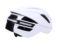 Cuifati Casco de Bicicleta Inteligente con Cámara, Grabadora de Vídeo HD 1080P y Casco Bluetooth con Luz Trasera LED, Forro 3D a Prueba de Calor, Absorción de Golpes, Señal de Giro con (White)