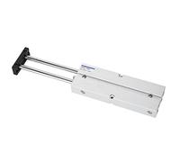 Cuifati Cilindro de Aire de Doble Acción TN16 0.1-0.9MPa, Cilindro Neumático Antioxidante de Aleación de Aluminio Diseño Compacto de de 10-200 Mm para Automatización Industrial (TN16X200-S)