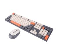 Cuifati Combo de Teclado y Mouse Inalámbricos, Teclado de Computadora Ergonómico Inalámbrico de 2.4G con Juego de Mouse, Plug and Play para PC, Computadora Portátil, de (Tipo 2)