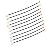 Cuifati Conector de Clavija de 10 Piezas Cable a Clavija de Conector UFL Hembra Gen4 MH4 a Adaptador IPX4 a IPX1 Chapado en Oro para Adaptador de Red WLAN, Mini Tarjeta PCI-E, Inalámbrico