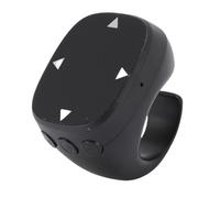 Cuifati Control Remoto del Anillo de Desplazamiento de Tiktok, Control Remoto de la Cámara Bluetooth Inalámbrica, la Página del Anillo de Desplazamiento del Teléfono Turner 48H Libra de (Black)