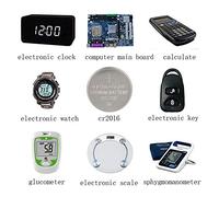 Cuifati CR2032 Batería de Litio de 3 V, Pila de Botón para Relojes, Reproductores de MP3, Juguetes, Paquete de 10 Unidades, Ideal para Placas Base de Computadoras y Portátiles (Silver)