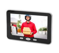 Cuifati de Timbre de Video Inalámbrico, Cámara de Timbre de Video WiFi de 1080p con Pantalla de 5 Pulgadas, Timbre Visual del Hogar con Detección de Movimiento para el Aula de la