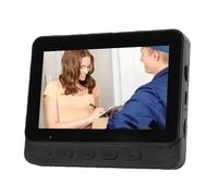 Cuifati de Videoportero Cámara de Timbre con Pantalla de 4,3 Pulgadas con Visión Nocturna de Audio Bidireccional No Se Necesita WiFi para Casa, Oficina, Apartamento, Villa