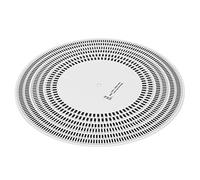 Cuifati Disco Estroboscópico Giratorio para Detección y Ajuste de Velocidad, Calibración de 33 45 78 RPM con Frecuencia de 50 60 Hz, Función Dual para Alineación del Tocadiscos y Calibración del