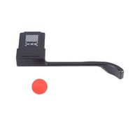 Cuifati Empuñadura para Pulgar, Zapata Caliente de Aleación de Aluminio, Empuñadura para Pulgar hacia Arriba con Botón de Obturador, para Accesorios de Fotografía de Cámara X M5 (Silver)