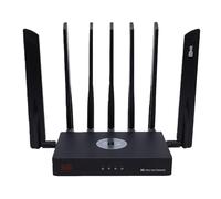 Cuifati Enrutador 5G WiFi 6, Enrutador Celular AX3000 de Malla de Doble Banda 5G con Módulo SDX62 de Chip IPQ5018, 7 Antenas de Alta Ganancia, Puerto WAN 2., para Transmisión 4K (Enchufe de la UE)