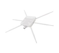 Cuifati Enrutador WiFi 6 de Doble Banda, 5GHz 2402Mbps 2.4GHz 573Mbps Internet Inalámbrico para Exteriores, Antenas Omnidireccionales 6x7dBi, IP67 a Prueba de Agua, con Múltiples Modos