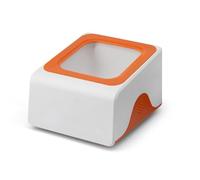 Cuifati Escáner de Código de Barras de Escritorio con Mensaje de Voz, Sensor CMOS para Lectura Rápida de Códigos 1D 2D, Luz de Llenado Automático con Interfaz USB RS232, para