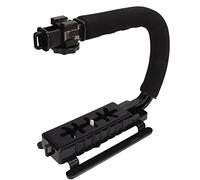 Cuifati Estabilizador de Mano, Empuñadura con Soporte de Accesorios para Videocámara DSLR DV Video, para Canon Nikon Sony Panasonic Pentax Olympus