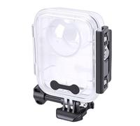 Cuifati Estuche de Buceo para Cámara, Cubierta de Carcasa Subacuática a Prueba de Agua de 45 M 147 Pies con Tapa de Lente de Silicona para 360, Buceo, Esnórquel, Surf, esquí