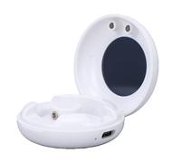 Cuifati Estuche de Carga Smart Ring de 200 MAh, Cargador Magnético Portátil para Viajes, Estuche de Batería Smart Ring con 10 Cargas Adicionales para Herz P1 R02 R03