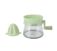 Cuifati Exprimidor Manual Portátil Compacto de Cítricos, Extractor Doméstico para Frutas de Limón y Naranja, Materiales Seguros para la Familia (GREEN)
