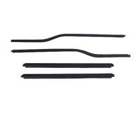 Cuifati F81Z3521453AA, Ventana de la Puerta del Automóvil Weatherstrip 4 PC Reemplazo de Caucho para F-450 F-550 Super Duty 1999-2016 para la Tripulación de la Cabina de la Tripulación