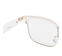 Cuifati Gafas de Sol Smart BT, Altavoz y Micrófono Integrados, Gafas Abiertas para Auriculares con Tecnología Inalámbrica BT 5.4, Lentes de Filtro de Luz Azul UV400 de Protección Completa, (Blanca