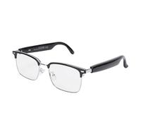 Cuifati Gafas de Sol Smart BT, Altavoz y Micrófono Integrados, Gafas Abiertas para Auriculares con Tecnología Inalámbrica BT 5.4, Lentes de Filtro de Luz Azul UV400 de Protección Completa, (Negro y