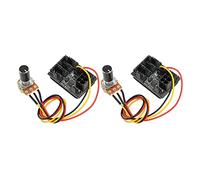 Cuifati Hub de Ventilador Divisor de 1 a 8, Velocidad Ajustable para 8 Ventiladores PWM, Controlador Divisor de Ventilador de PC de 4 Pines y 3 Pines con Potenciómetro, Extensión de 30