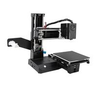 Cuifati Impresora 3D Mini Impresora de Escritorio 3D para Niños Máquina de Impresión Fácil con un Toque Tamaño de Impresión de Mm Plataforma Magnética Extraíble (Black)