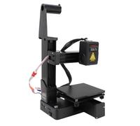 Cuifati Impresora 3D Pequeña, Tamaño de Impresión de Mm, Velocidad de Impresión de 40 Mm/s con Plataforma Magnética Extraíble, para Principiantes, Estudiantes de Educación en (Black)