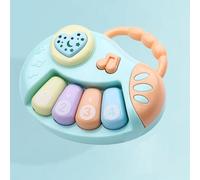 Cuifati Instrumento Musical para Niños Pequeños Aprendizaje Educativo Preescolar Multifunción, Suave y sin Rebabas, Tambor Manual, Ejercicio del Sentido de la Música (piano verde)