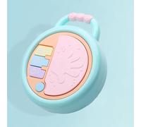 Cuifati Instrumento Musical para Niños Pequeños Aprendizaje Educativo Preescolar Multifunción, Suave y sin Rebabas, Tambor Manual, Ejercicio del Sentido de la Música (Tambor de mano verde)