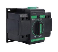 Cuifati Interruptor de Transferencia Automática de Doble Potencia, Interruptor de Cambio Manual Automático 2P 125A AC110V con Cubierta Protectora e Interfaz de Energía contra Incendios
