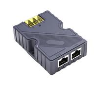 Cuifati Inyector PoE 150W, GigE de Alta Potencia 10/100/1000Mbps, DC48-57V 3A Inyector LAN PoE Pasivo para Antena Parabólica V2 Gen3, Robusta Protección contra Sobretensiones ESD ±15kV, Energía