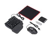 Cuifati Juego de Convertidor de Ratón y Teclado para Gamepad Móvil, Combinación de Ratón y Teclado para Juegos BT 5.2, 125 FPS sin Retraso para Más de 8 Tabletas Telefónicas HarmonyOS HyperOS,