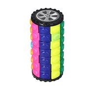 Cuifati Juguete de Rompecabezas Cilíndrico para Niños con Diseño Relajante de 7 Capas para Aliviar el Estrés y Diversión Inquietante, Material ABS Duradero 8,6 X 4 X 4 Cm