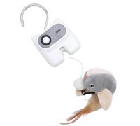 Cuifati Juguetes para Gatos Interactivos, Retenga Segura Flexible y Fácil -para Usar la Puerta Móvil Que Se Mueve los Juguetes para Gatos Fomentar la Inteligencia para el Ejercicio de Las Mascotas