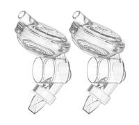 Cuifati Kit de Accesorios para Extractor de Leche de Silicona de Grado Alimenticio, Convenientemente Limpio y Desinfectado, Mejora la Experiencia de Bombeo, Incluye Válvula de Pico de Pato de 2