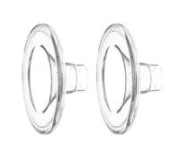 Cuifati Kit de Accesorios para Extractor de Leche de Silicona de Grado Alimenticio, Convenientemente Limpio y Desinfectado, Mejora la Experiencia de Bombeo, Incluye Válvula de Pico de Pato de 2