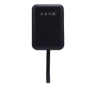 Cuifati Lámpara de Extensión del Cabello LED Lámpara de Extensión de la Peluca 405 Nm Curado Rápido Portátil con 6 Chips LED 5000 MAh Batería para Salón y Uso Doméstico (BLACK)