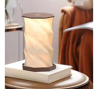 Cuifati Lámpara de Mesa Inalámbrica con Táctil, Lámpara Nocturna de Papel Plegable de Papel Portátil, Lámpara de Escritorio Táctil, para Dormitorio, Sala de Estar, Oficina, Viaje,