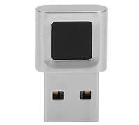 Cuifati Lector de Huellas Dactilares USB Mejora Automática Táctil de 360 Grados Coincidencia Rápida 10/11 Aleación de Zinc Computadora Portátil de Tamaño Pequeño Sensor de Huellas Dactilares de