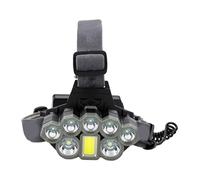Cuifati Linterna Frontal Recargable con Diadema Ajustable de Alto Brillo, Interruptor Impermeable para Actividades Al Aire, Batería de Larga Duración