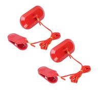 Cuifati Llave Magnética de Parada de Emergencia para Cinta de Correr, Llave de Seguridad de Doble Punta con Soporte de Abrazadera Fuerte para Gimnasio en Casa, Cinta de Correr Comercial, Parada