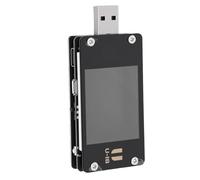 Cuifati Medidor Digital USB Probador de Energía USB Multímetro 6.5A Detector de Energía de Corriente de Voltaje Pantalla LCD de 1.77 Pulgadas con PD2.0 PD3.0 QC2.0 QC3.0 Soporte de