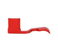 Cuifati Metal Hot Ship Thing Up Rosto Hand Hand Hand Hand, Protector de Zapatillas Hot Shoe para Fuji X S10, Aleación de Aleación de Aluminio Agarre Manual con Clip en el Mecanismo, (Rojo)
