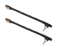 Cuifati Micrófono de Juego de Reemplazo, Reducción de Ruido de 2 PC Flexible de 3,5 Mm Micrófono de Juego Extraíble para Reparación (Black)
