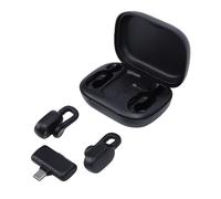 Cuifati Mini Micrófono Lavalier Inalámbrico para iOS Android, Micrófonos Inalámbricos con Cancelación de Ruido AI, Alcance de 164 Pies, Estuche de Carga Incluido, USB Plug & Play, Tipo C