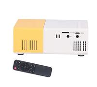 Cuifati Mini Proyector Portátil con Resolución de 1920x1080 para Películas de Cine Al Aire Libre en el Hogar (Enchufe de la UE)