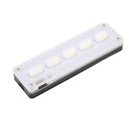 Cuifati Mini Teclado Mecánico de 5 Teclas, Teclado para Juegos OSU Programable USB Inalámbrico de Modo Dual, Macro de Silicona para PC Portátil, de Acceso Directo Personalizable con Bluetooth (White)