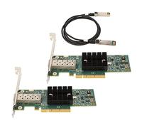 Cuifati MNPA19 XTR Tarjeta de Red PCI Express SFP+ de 10 GB, Adaptador de Red PCIE X8 para Mellanox ConnectX 2, Compatible con Server 2003-2016, Soporte Delgado y Estándar Incluido