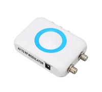 Cuifati Modulador RF Profesional Compatible con Salida AV VHF HD Adaptador Digital Convertidor Demodulador para CATV Formato de TV NTSC Salida Coaxial de 75 Ohmios