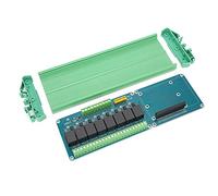 Cuifati Módulo de Relé para 4B/3B, Placa de Expansión Placa de Expansión de Relé de 8 Canales Control de Fuente de Alimentación de 5V de Alto Voltaje