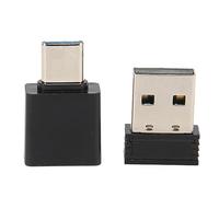 Cuifati Mouse Jiggler, el Movimiento del Mouse Indetectable Simula el Movimiento Manual con Adaptador USB Tipo C, para Computadora Portátil para Evitar el Bloqueo de la Pantalla en (Black)