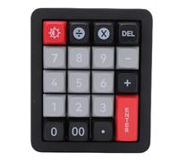 Cuifati Número Mecánico Pad, Numpad Intercambiable en Caliente con 12 RGB LED Backlight 19 Teclas Programables, Teclado Numérico con Cable USB para Computadora Portátil (Black)